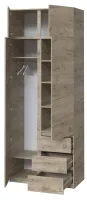 Шкаф с антресолью 1000x520x2400 Брайт МастерФорм — Фото 13