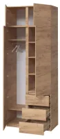 Шкаф с антресолью 1000x520x2400 Брайт МастерФорм — Фото 15