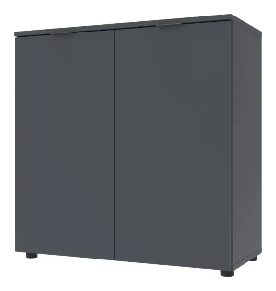 Комод 80х38х81 2 фасада Графит Рон 3 Doros