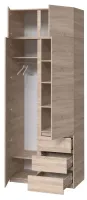 Шкаф с антресолью 1000x520x2400 Брайт МастерФорм — Фото 19