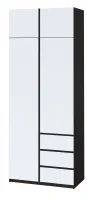 Шкаф с антресолью 1000x520x2400 Брайт МастерФорм — Фото 21