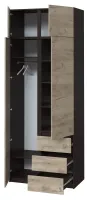 Шкаф с антресолью 1000x520x2400 Брайт МастерФорм — Фото 25