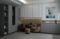 Комод 140х38х81 2 фасада 4 шухляды Графит Рон 5 Doros — Фото 2