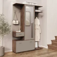 Прихожая Грета Дуб ливорно/Тоффи МирМебели — Фото 1