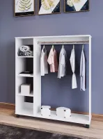 Гардеробная стойка Д1 100x41.6x129.4 Белый Doros — Фото 1