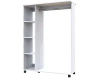Гардеробная стойка Д1 100x41.6x129.4 Белый Doros — Фото 2
