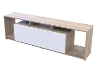 Стенка в гостиную 160x38x38 Дуб сонома/Белый U1 Doros — Фото 6