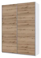 Шкаф-купе 180х60х240 G-Caiser Белый/Дуб Эвок 2 ДСП/3 части Doros — Фото 3