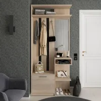 Прихожая Ривьера 91.5x30x203 Дуб сонома Doros — Фото 1