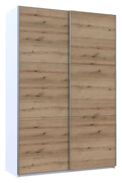 Шкаф-купе 160х60х240 G-Caiser Белый/Дуб Эвок 2 ДСП/3 части Doros