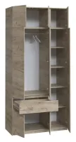 Шкаф с антресолью 1221x520x2400 Брайт МастерФорм — Фото 14