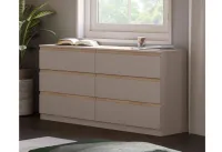 Комод 3Ш+3Ш Фрида Тоффи/Дуб сонома МирМебели — Фото 1
