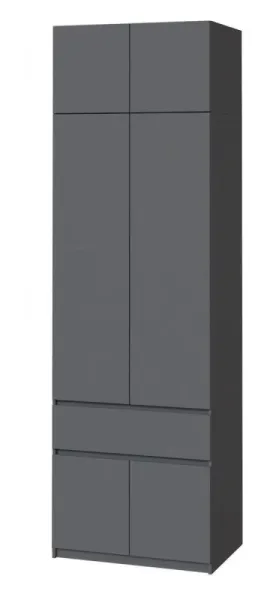 Шкаф с антресолью 800x520x2400 Брайт МастерФорм