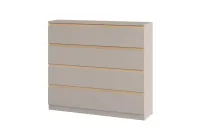 Комод 4Ш Фрида Тоффи/Дуб сонома МирМебели — Фото 4