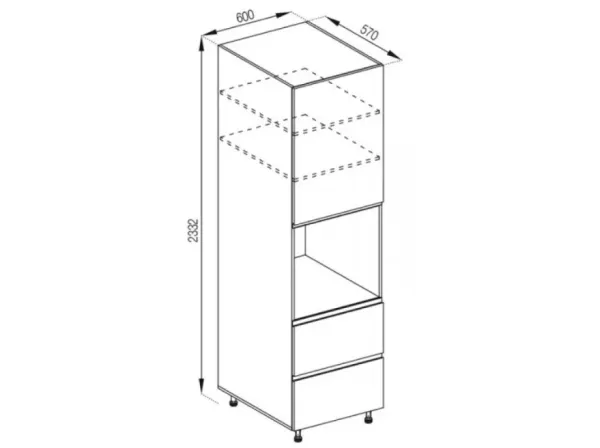 П 60 ДШ LUX (h-920) Тина МирМебели