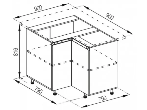 Н 90x90 Тина МирМебели