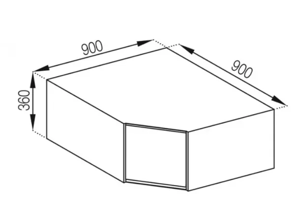 А 90x90 Тина МирМебели