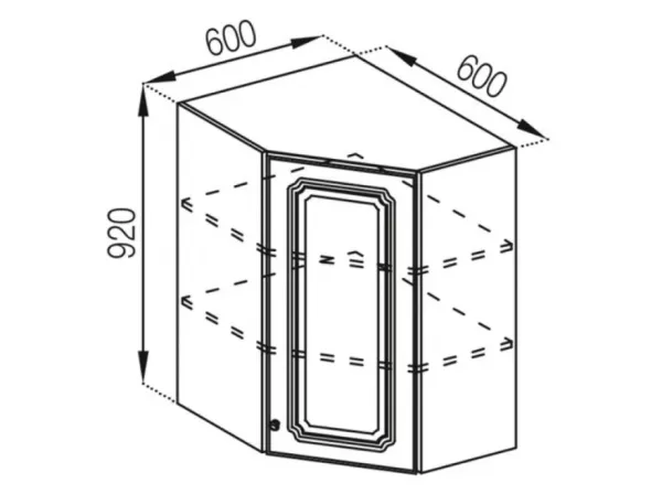 В 60x60 (h-920) Валенсия МирМебели
