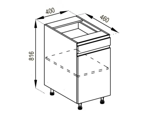 Н 40 ДШ LUX Тина МирМебели