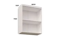 В 80 Б Free Fold LED Тина МирМебели — Фото 1