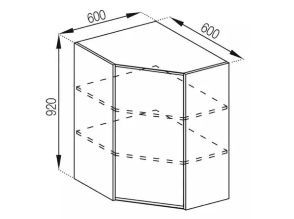 В 60x60 (h-920) Тина МирМебели