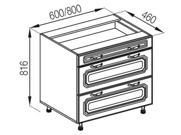 Н 60 3Ш (1+2) Favorit Валенсия МирМебели