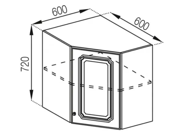 В 60x60 Валенсия МирМебели