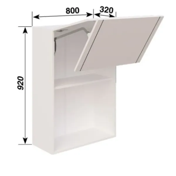 В 80 Б (h-920) Free Fold LED Полоска МирМебели