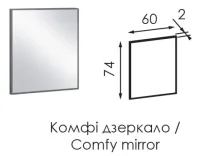 Зеркало Комфи Модерн — Фото 3