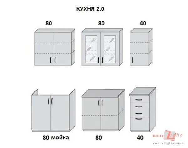 Кухня Паула 2.0 Мебель Сервис