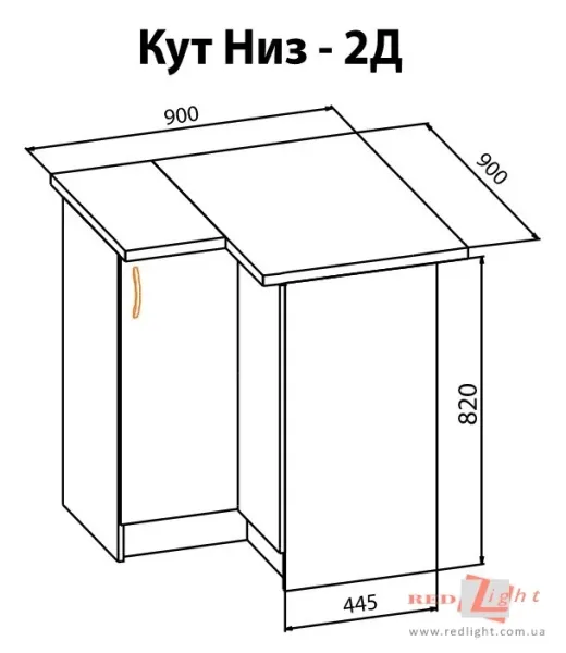 Угол низ 2Дв Оля Мебель Сервис