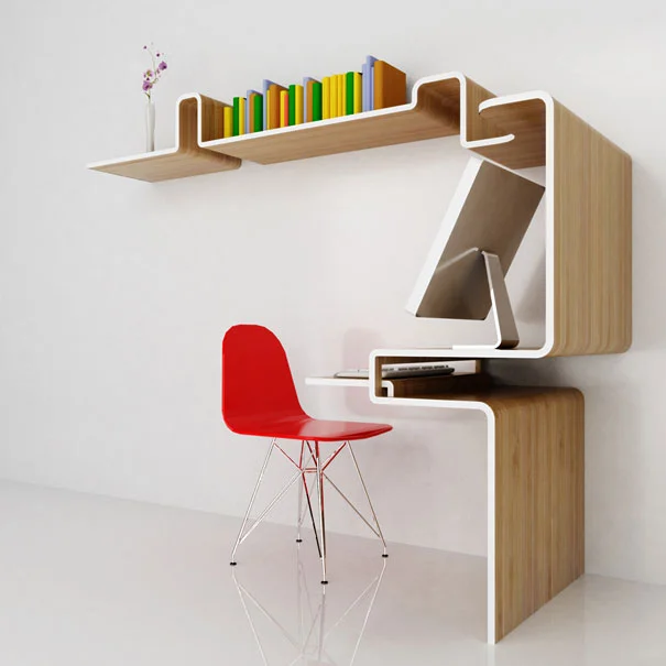 Креативные книжные полки